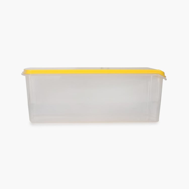Micasa Solid Bread Baskets - Polypropelyne - Bread Box 32 cm x 13 cm x 12 cm -Yellow