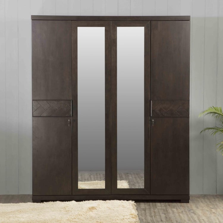 Petals Four-Door Hinged Wardrobe