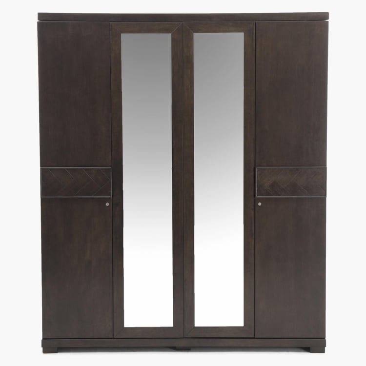 Petals Four-Door Hinged Wardrobe