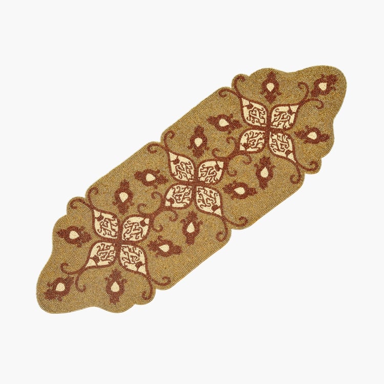 Cinder Treasures Embellished Table Runner - 90 x 30 cm