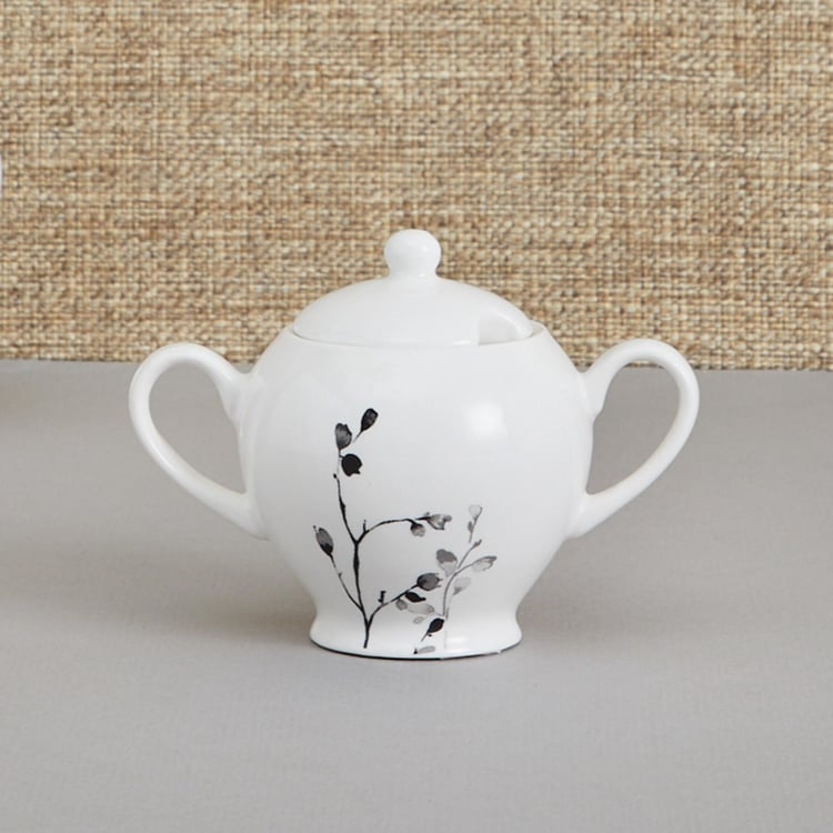 Lucas-Bouzon Round Bone China Sugar Pot