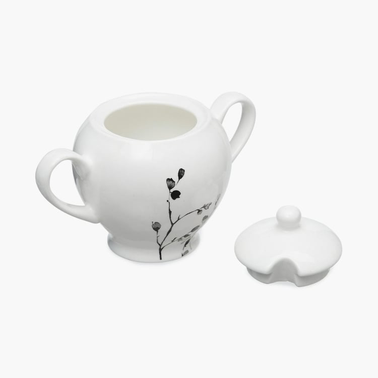 Lucas-Bouzon Round Bone China Sugar Pot