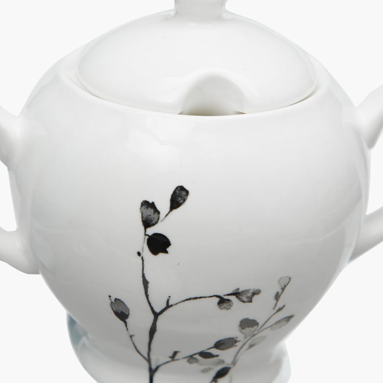 Lucas-Bouzon Round Bone China Sugar Pot