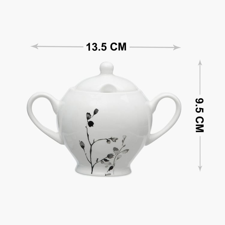 Lucas-Bouzon Round Bone China Sugar Pot