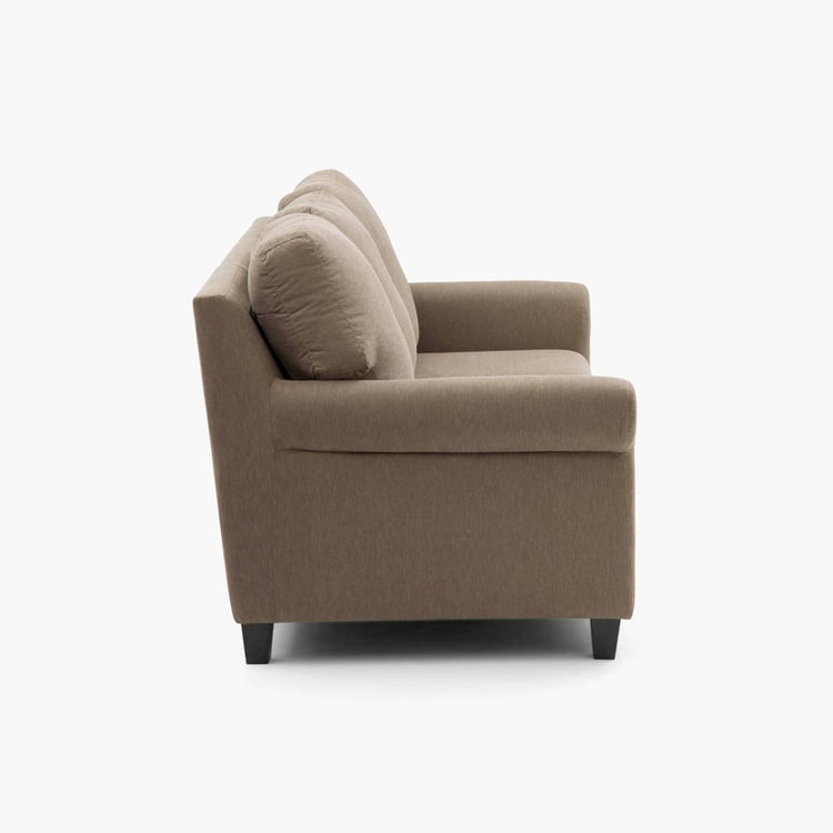 Portclair Hawai Fabric 3-Seater Sofa - Brown