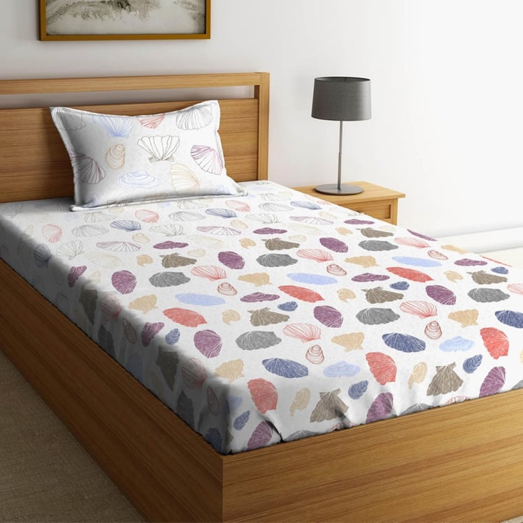 Spaces Essentials Printed Single Bedsheet - 152 x 228 cm