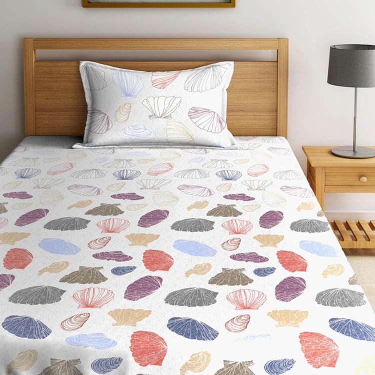 Spaces Essentials Printed Single Bedsheet - 152 x 228 cm