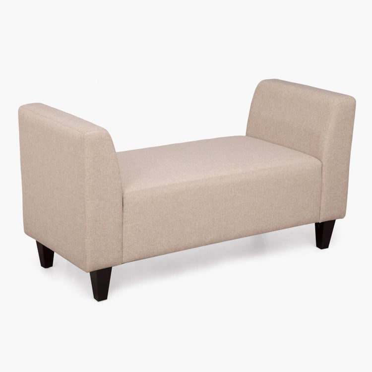 Montoya Fabric 2-Seater Bench - Beige