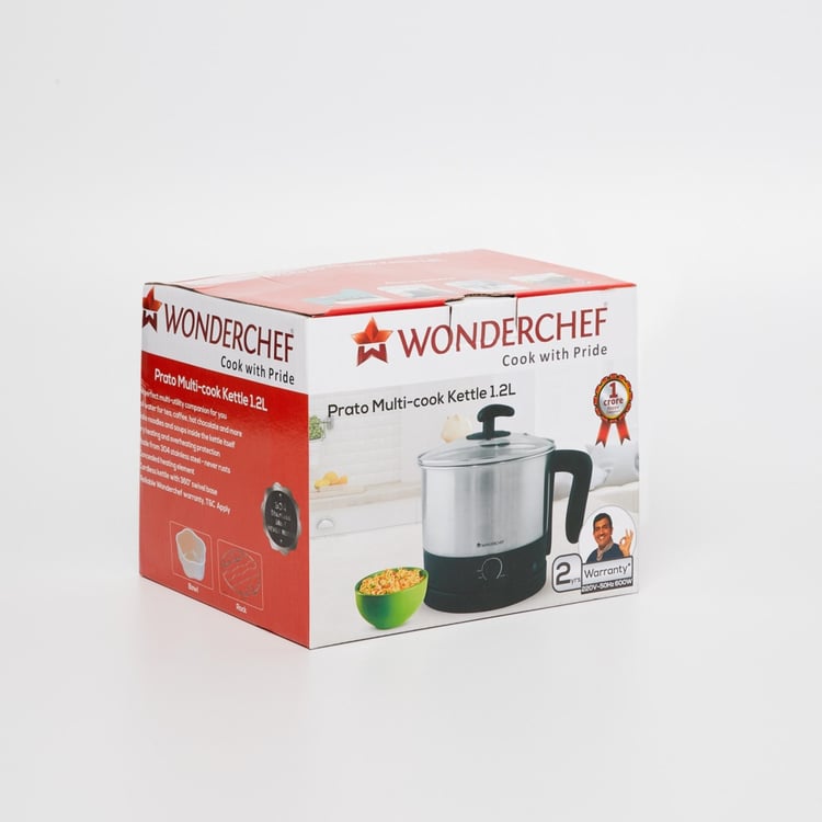 WONDERCHEF Prato Multicook Electric Kettle- 1.2 litre