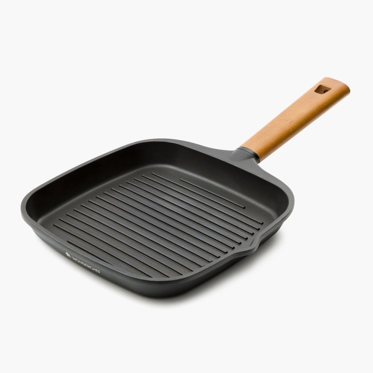 WONDERCHEF Wooden Handle Non-Stick Grill Pan