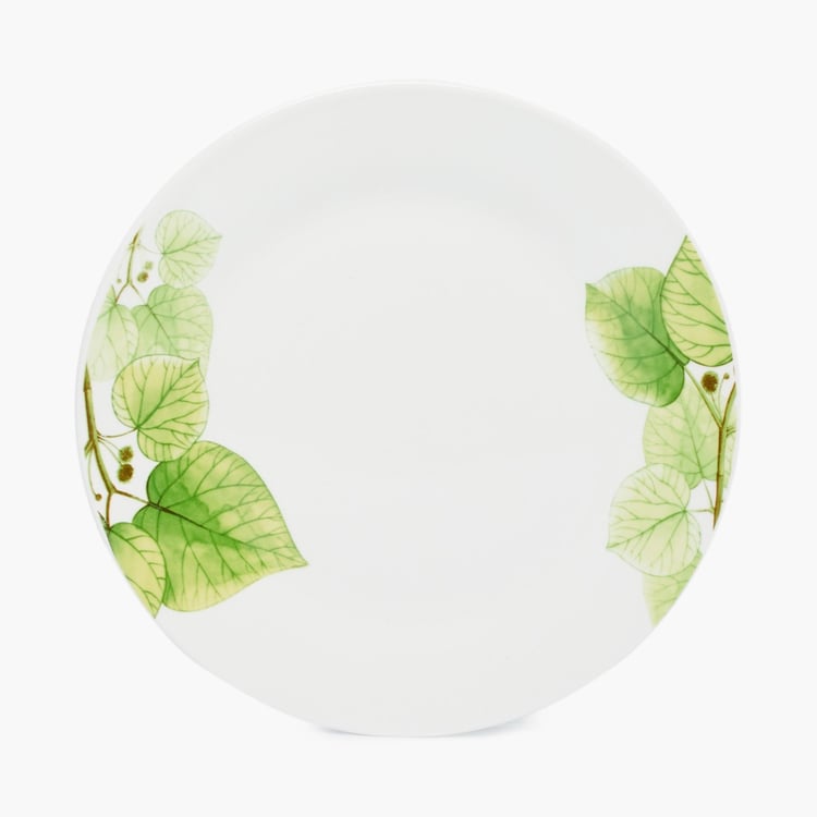 Pristine-Shelly Leaf Print 4-Piece Dinner Set