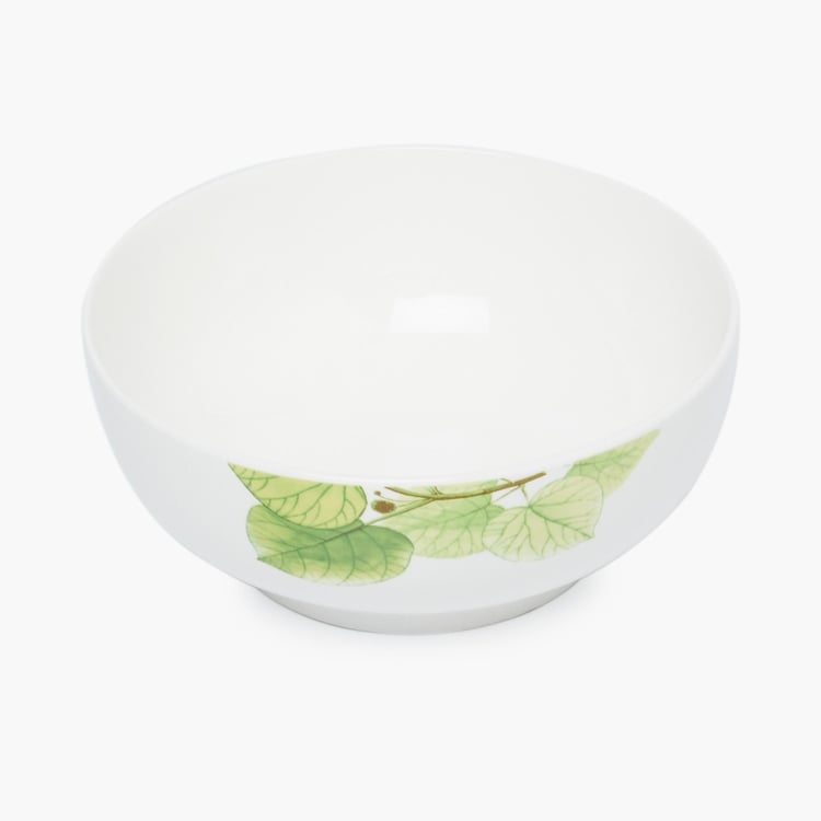 Pristine-Shelly Leaf Print 4-Piece Dinner Set