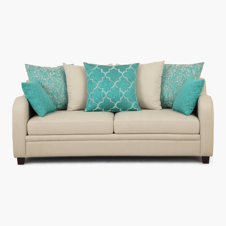 Phoenix Fabric 3-Seater Sofa - Beige