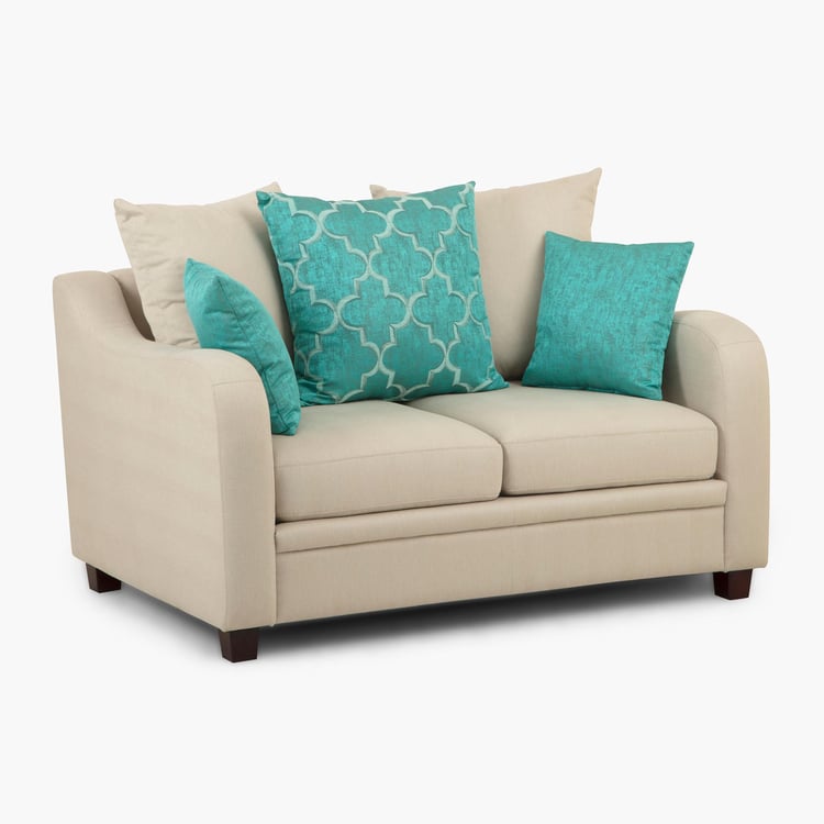 Phoenix Fabric 2-Seater Sofa - Beige