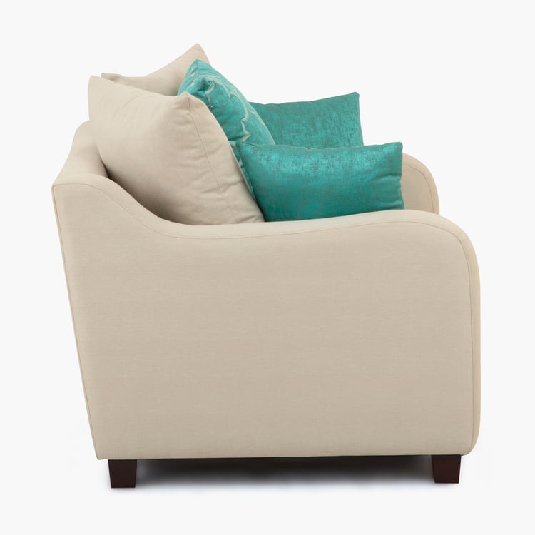 Phoenix Fabric 2-Seater Sofa - Beige