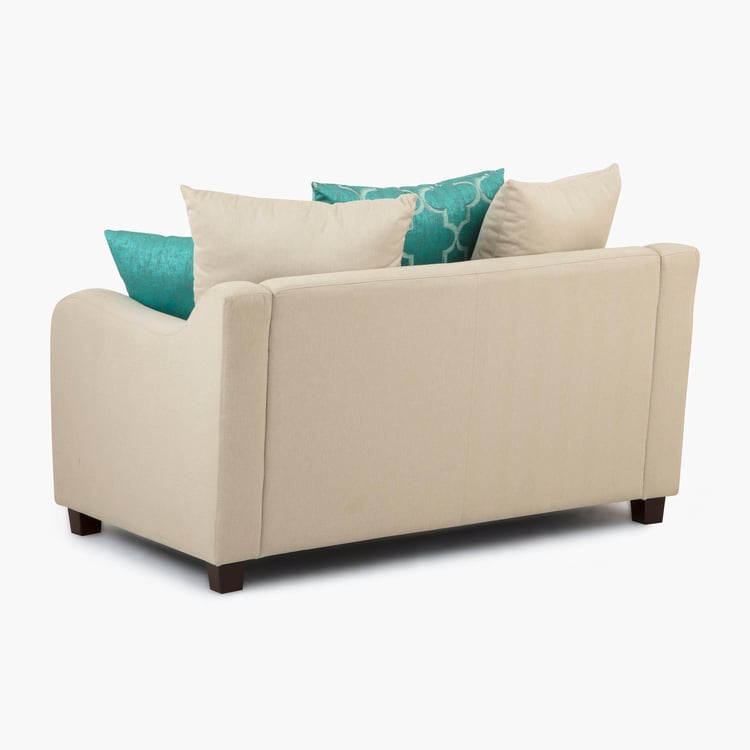 Phoenix Fabric 2-Seater Sofa - Beige