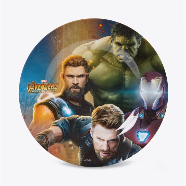 Marvel Avengers Melamine 4-Piece Printed Dinner Set