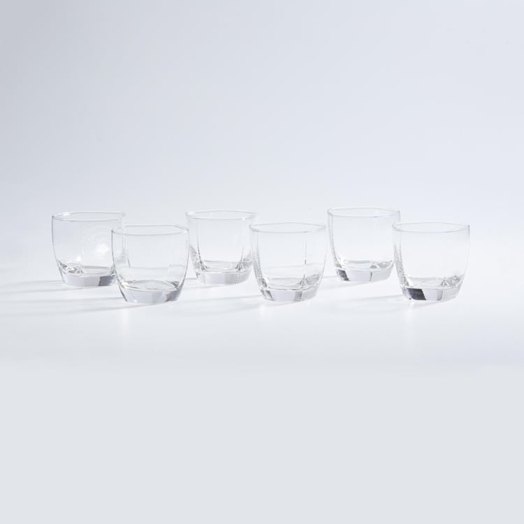 OCEAN  6-piece Round Whiskey Glass set - 185 ml 