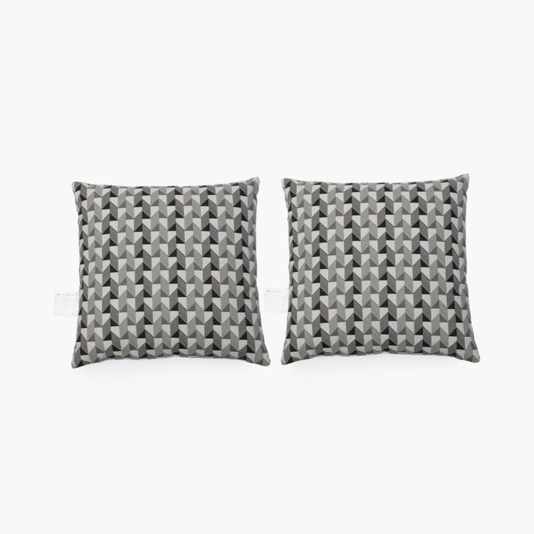 Printed Filled Cushion- Set of 2 - 40 x 40 cm