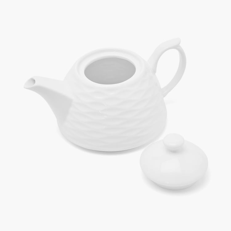Rhodes Arista Tea Set With Bamboo Stand - Set of 13