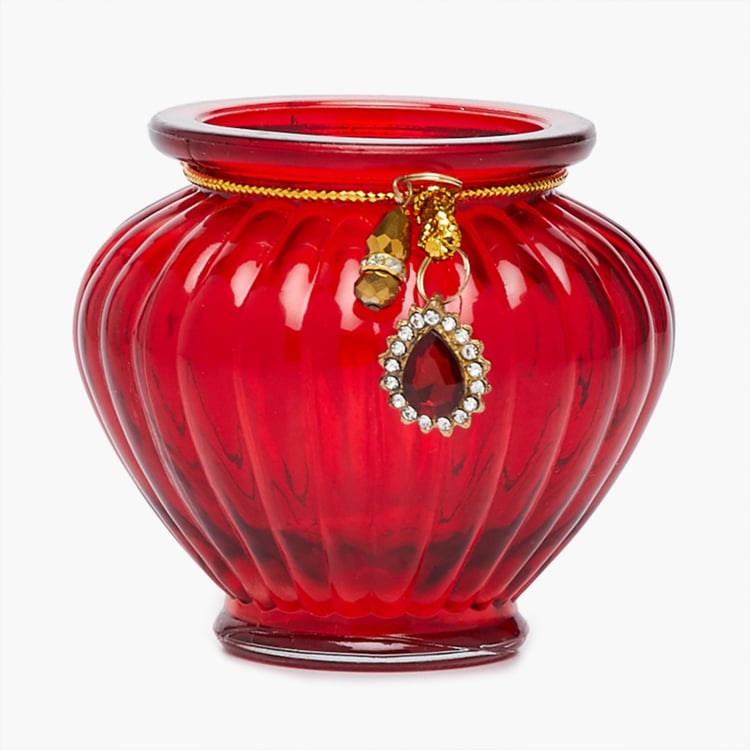 Raga Set of 3 Glass Votive Holders