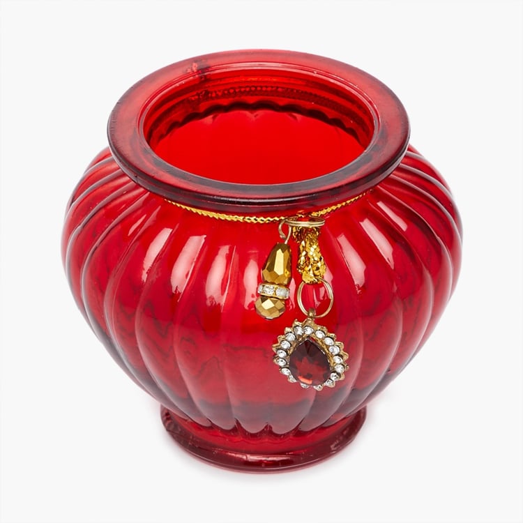 Raga Set of 3 Glass Votive Holders