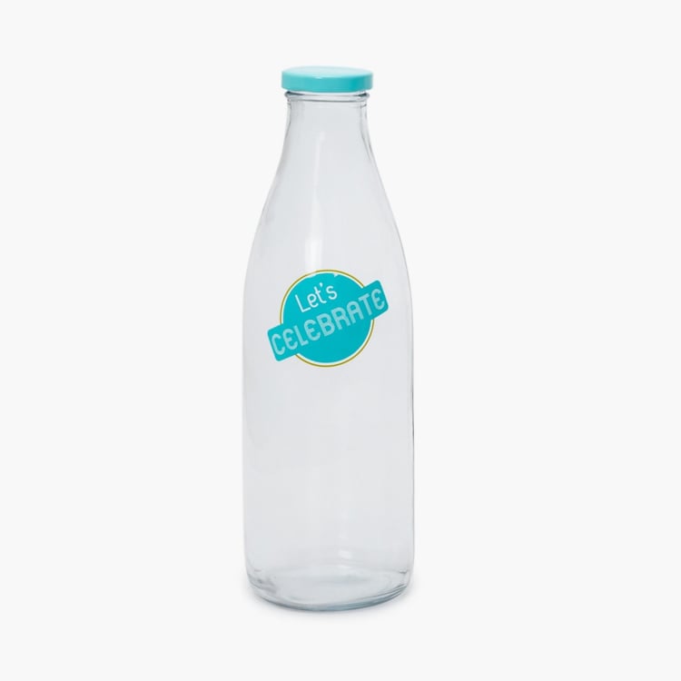 Alberta 4-Piece Glass Milk Bottle Set