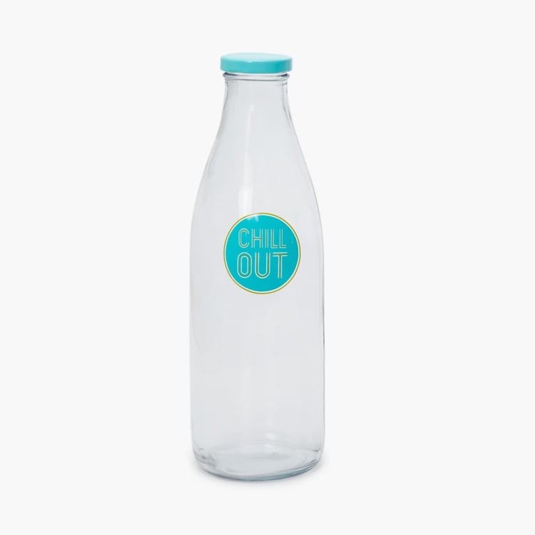 Alberta 4-Piece Glass Milk Bottle Set