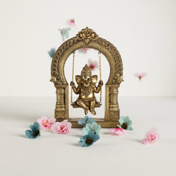 Ananda Ganesha Figurine
