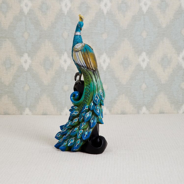 Malhar Abstract Peacock Figurine