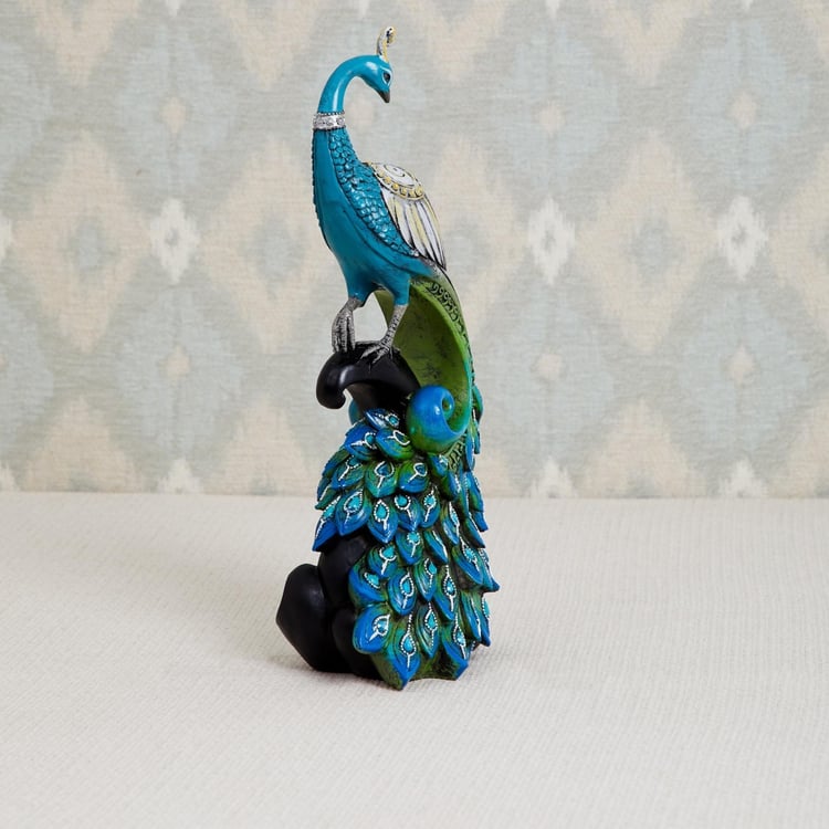 Malhar Abstract Peacock Figurine