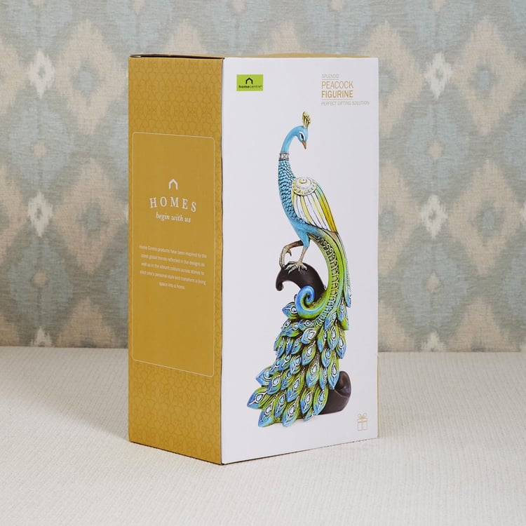 Malhar Abstract Peacock Figurine