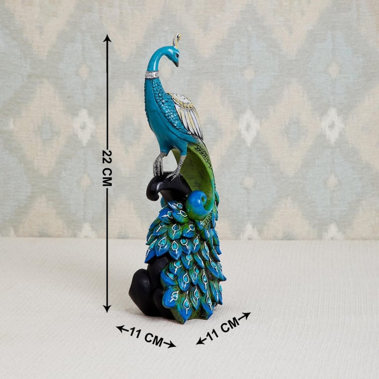 Malhar Abstract Peacock Figurine