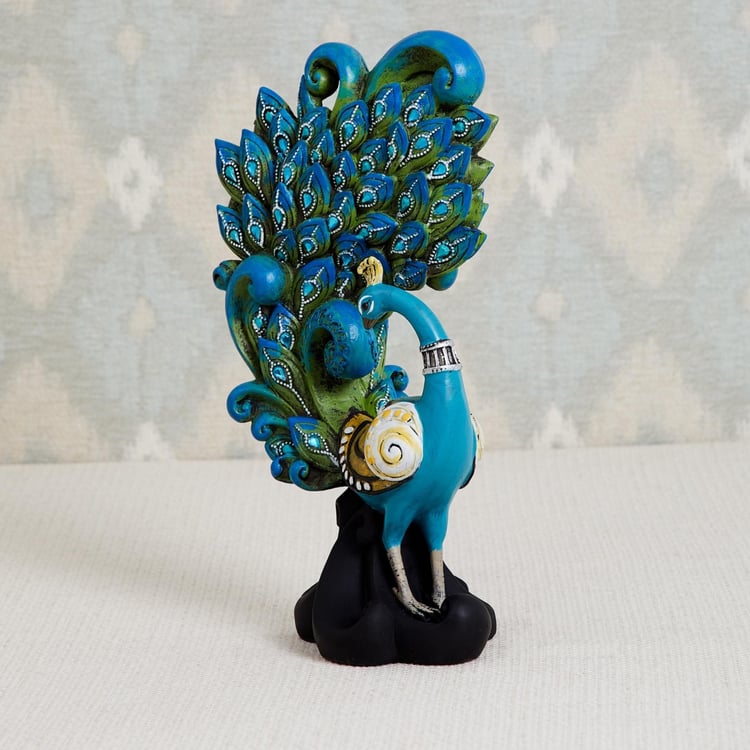 Malhar Abstract Peacock Figurine