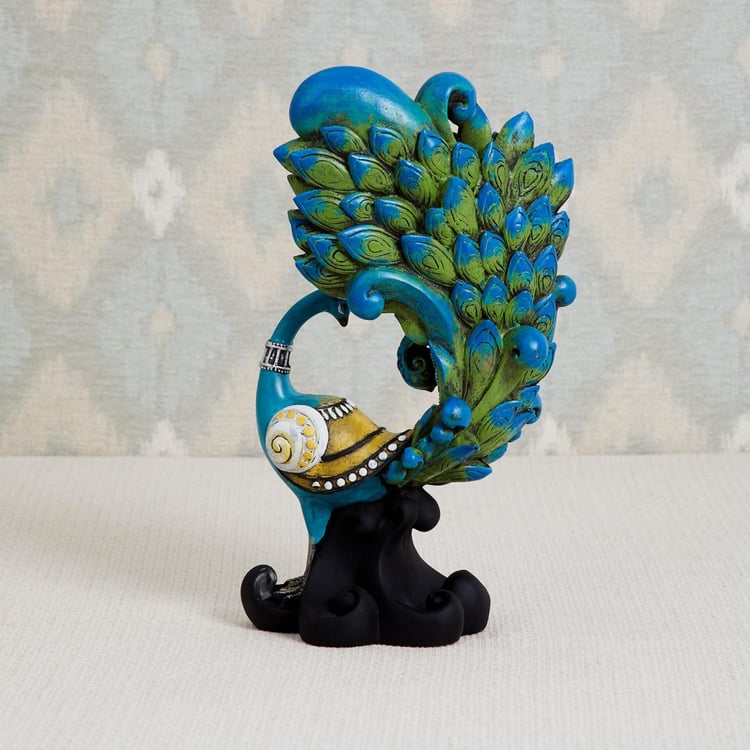 Malhar Abstract Peacock Figurine