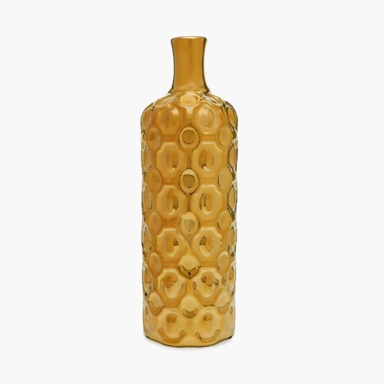 Oval Pattern Tall Vase