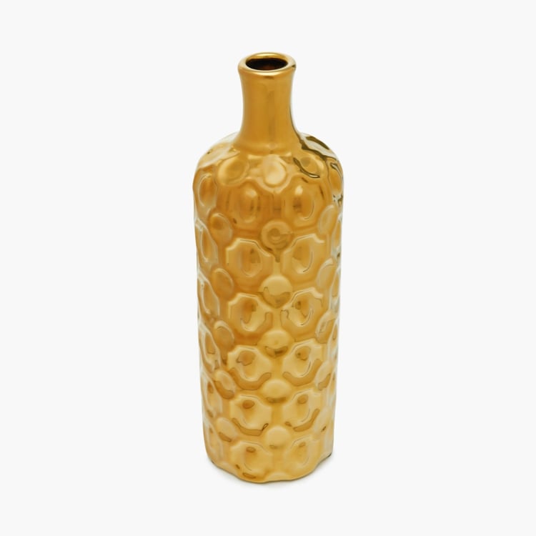 Oval Pattern Tall Vase