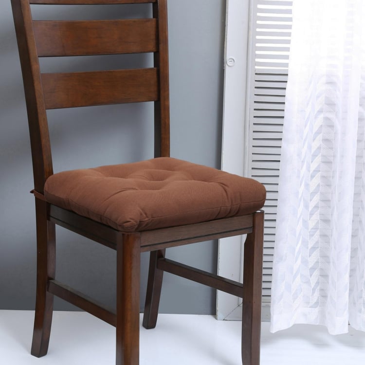 Elite Solid Chair Pad - Cotton - 40 cm x 40 cm
