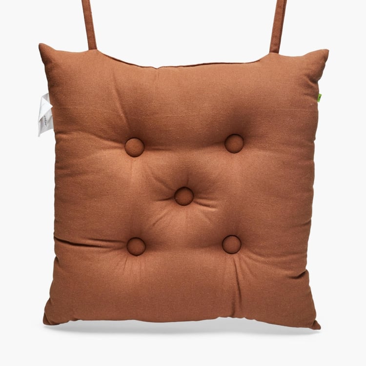 Elite Solid Chair Pad - Cotton - 40 cm x 40 cm