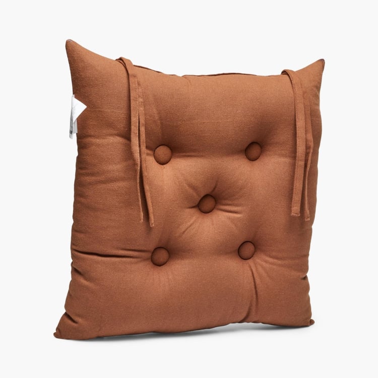 Elite Solid Chair Pad - Cotton - 40 cm x 40 cm