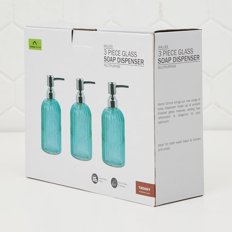 Wallies Swirl Soap Dispensers - Set of 3