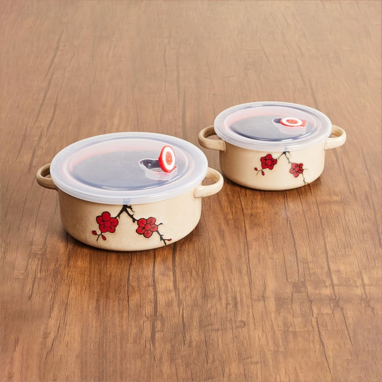 Caraway Stoneware Casserole With Lid