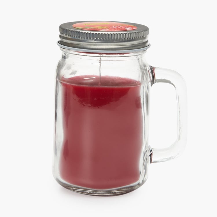 Colour Connect Mason Jar CandleRaspberry