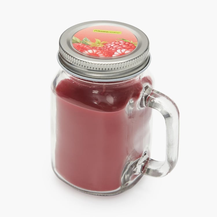 Colour Connect Mason Jar CandleRaspberry