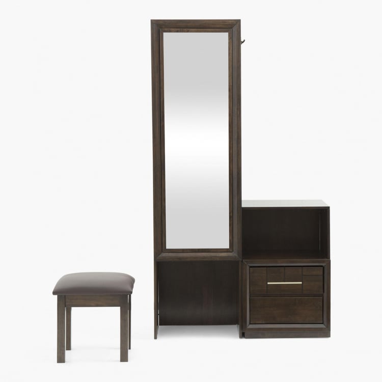Elvis New Dresser Mirror With Sliding Door and Chair