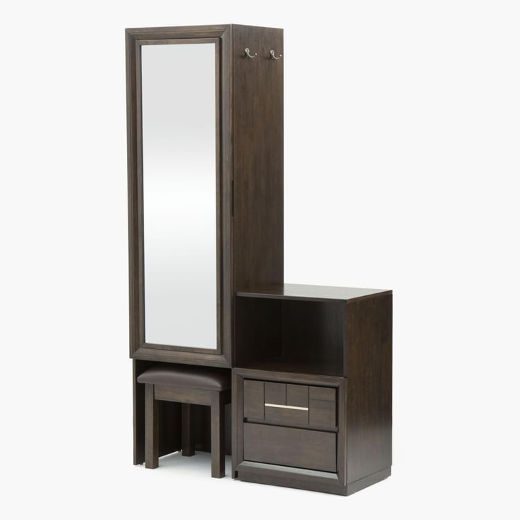 Elvis New Dresser Mirror With Sliding Door and Chair