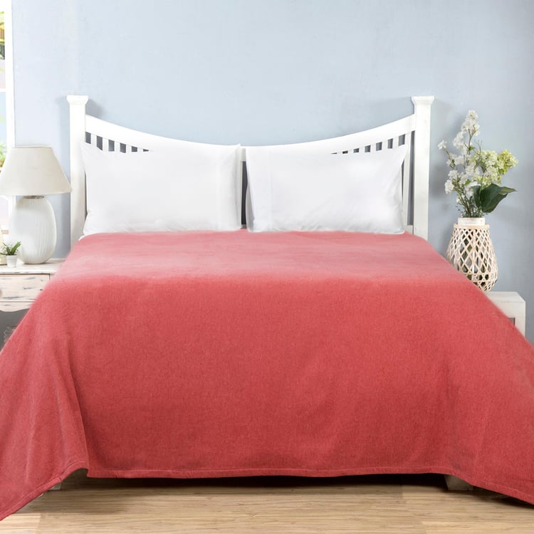 MASPAR Jesscia Solid Double Bed Cover - 228 x 275 cm