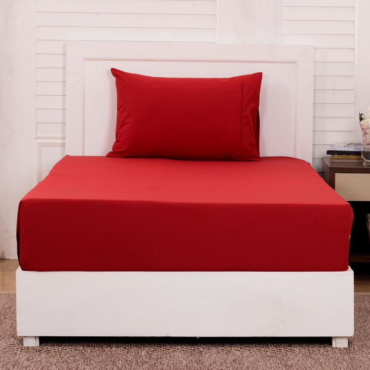 MASPAR Slumber Solid 2-Piece Single Bedding Set - 152 x 224 cm