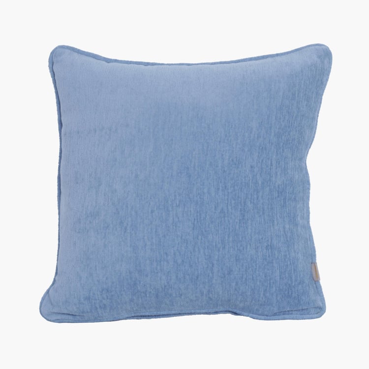 MASPAR Jessica Blue Textured Cotton Cushion Cover - 30x30cm