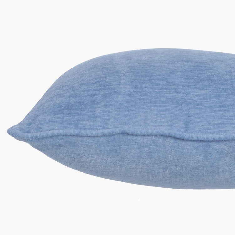 MASPAR Jessica Blue Textured Cotton Cushion Cover - 30x30cm